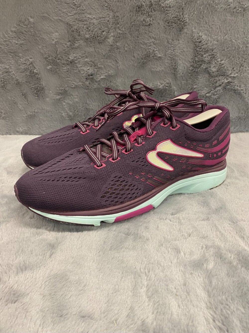 Newton Fate 7 Womens Sneakers Trainers Size 8.5 Purple Pink Blue Running Jogging - Picture 2 of 13
